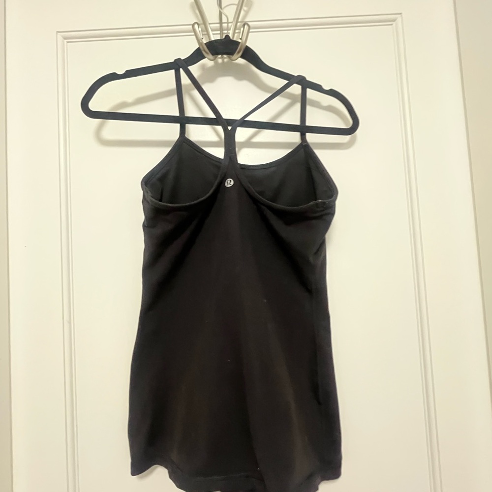 lululemon athletica Black Tank Top